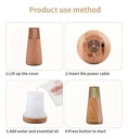 Humidificador Difusor Aire Jc Modelo 240109 Rgb Blanco 80ml 4