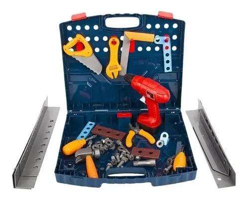 Juego Maleta Herramientas Banco Trabajo Carpintero 50 Pcs 4