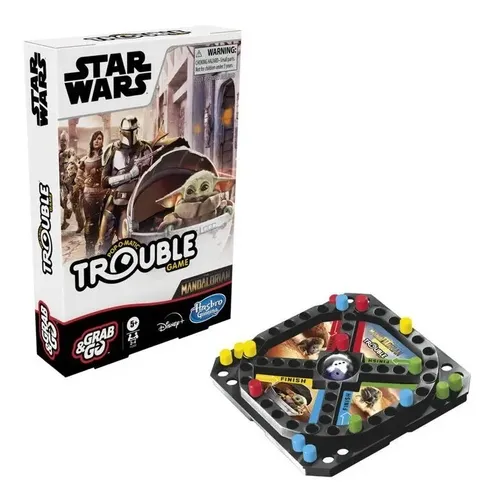 Juego Mesa Hasbro Gaming Trouble Star Wars The Mandalorian 3