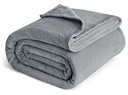 King Colcha Cubrecamas De Lujo Calvin Klein Original  Gris Oscuro Liso