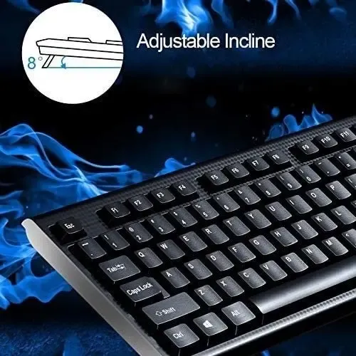 Kit Teclado Y Mouse Q9 Teclado Y Raton Usb  Negro Q9 Español Latinoamérica 4