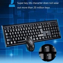 Kit Teclado Y Mouse Q9 Teclado Y Raton Usb  Negro Q9 Español Latinoamérica 6