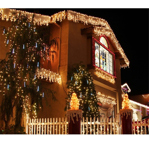 Luces Navidad 100 Led Solar Exterior 14
