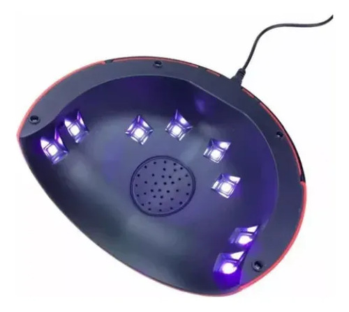 Lámpara De Uñas Acrílicas 36w 12 Led Modelo Z2 Usb Blanco 4