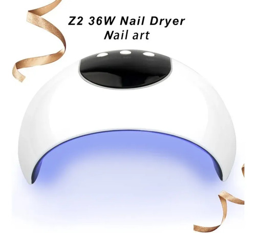 Lámpara De Uñas Acrílicas 36w 12 Led Modelo Z2 Usb Blanco 7