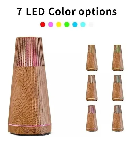 Lámpara Rgb Humidificador Purificador De Aire Difusor Blanco 3