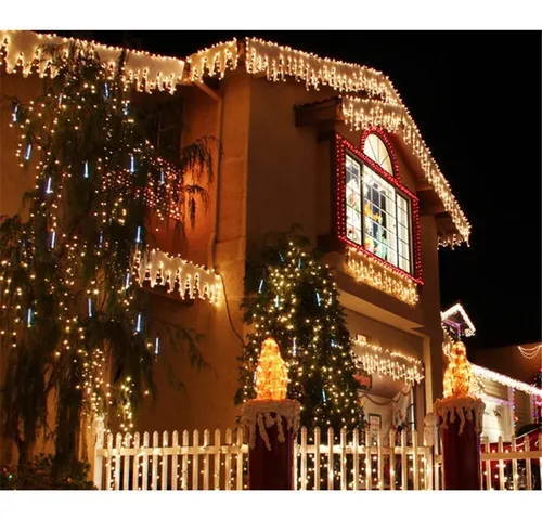 Luces Navidad 100 Led Solar Exterior 25
