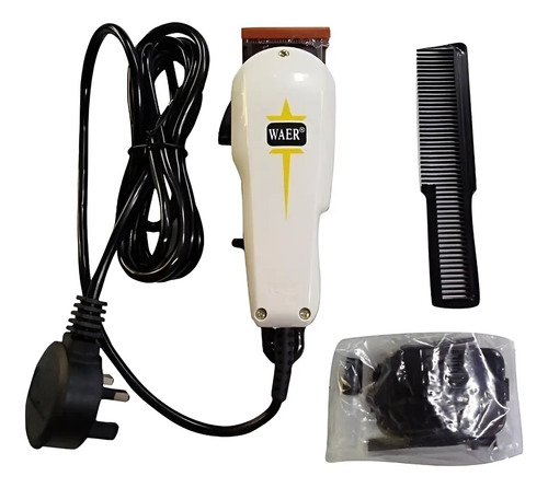 Maquina Cortadora Afeitar Cabello Profesional Blanco