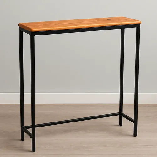 Mesa Arrimo Industrial Metalica  Cubierta Madera Nacional 5