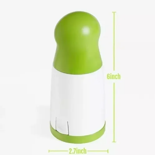 Moledor De Especias Molinillo Manual Triturador Cortador Verde 3