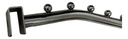 Pack 6 Ganchos Cascada Blistero 9 Puntos Panel Ranurado 40cm Plateado 2