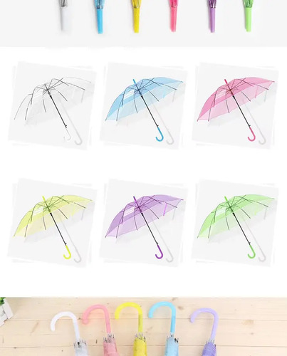 Paraguas Transparentes Para La Lluvia A Prueba De Viento 4