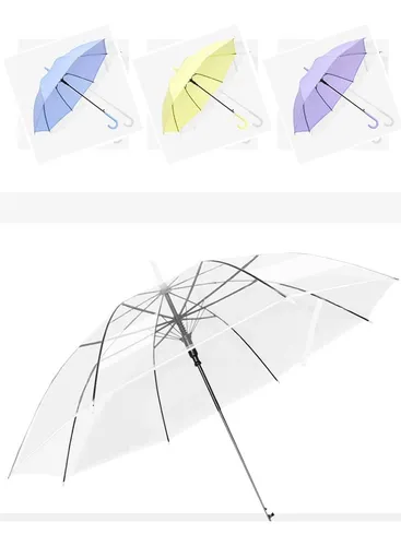Paraguas Transparentes Para La Lluvia A Prueba De Viento 32