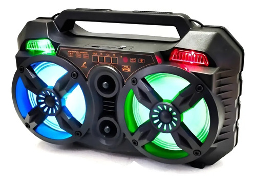 Parlante Portátil Bluetooth Tws Karaoke Doble 6.5 Pulgadas Ch-6616