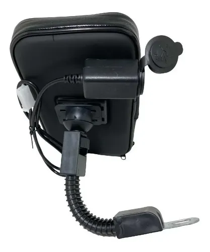 Porta Celular Moto Usb Soporte Impermeable Cargador 5