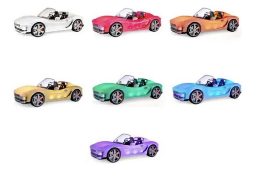 Rainbow High Automovil Convertible Cambia Colores Original Multicolor 4