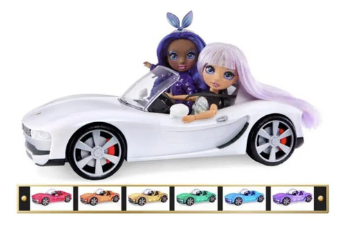 Rainbow High Automovil Convertible Cambia Colores Original Multicolor 5