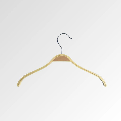 Set 10 Ganchos De Madera Colgadores Para Ropa Antideslizante