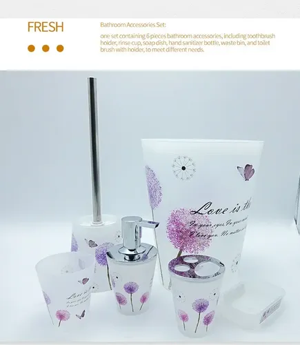 Set Baño Diseño 6 Piezas Bathlux 10