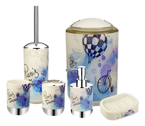 Set Baño Diseño 6 Piezas Bathlux 22
