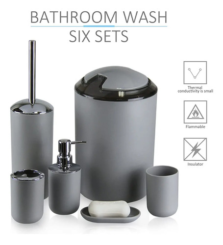 Set Baño Diseño 6 Piezas Bathlux 26
