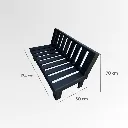 living terraza madera