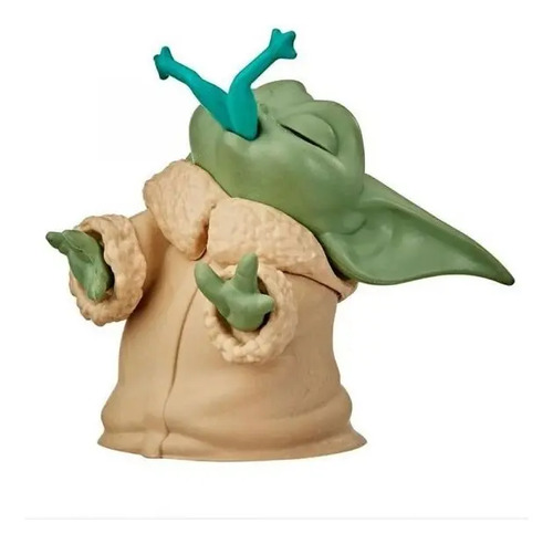Star Wars Baby Yoda The Child Comiendo Rana Grogu Original 3