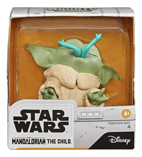 Star Wars Baby Yoda The Child Comiendo Rana Grogu Original 4