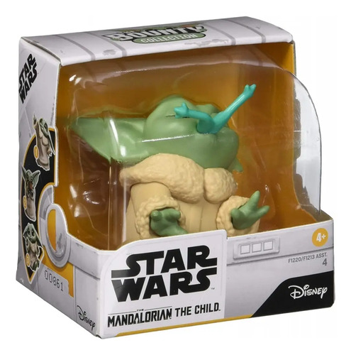 Star Wars Baby Yoda The Child Comiendo Rana Grogu Original 5