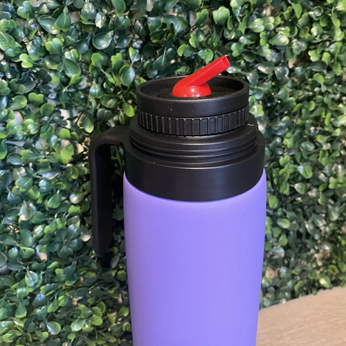 Termo Mas Mate Acero Inoxidable 1 Litro Lila 2