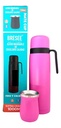 Termo Mas Mate Acero Inoxidable 1 Litro Rosa Chicle