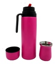 Termo Mas Mate Acero Inoxidable 1 Litro Rosa Chicle 3