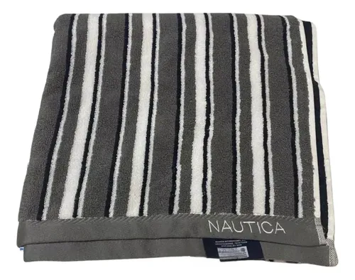 Toalla De Baño Nautica Playa 160x84 Cm Bordada