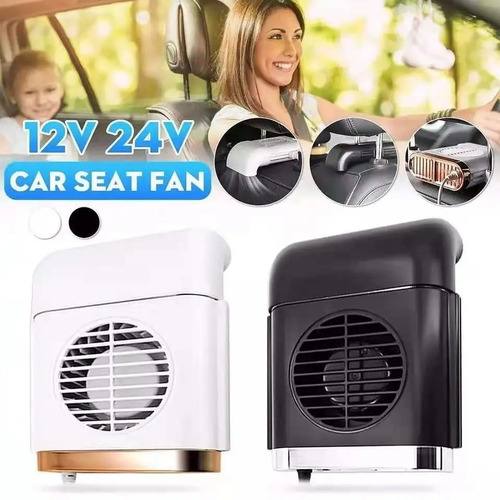 Ventilador Automovil Enfriador Usb  Asiento De Auto 12v 24v Negro 6