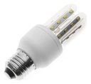 X5 Bombilla Ampolleta Led 3w E27 Ahorro Energía Luz Fria Blanco 2