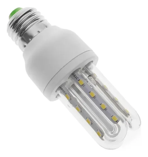 X5 Bombilla Ampolleta Led 3w E27 Ahorro Energía Luz Fria Blanco 3