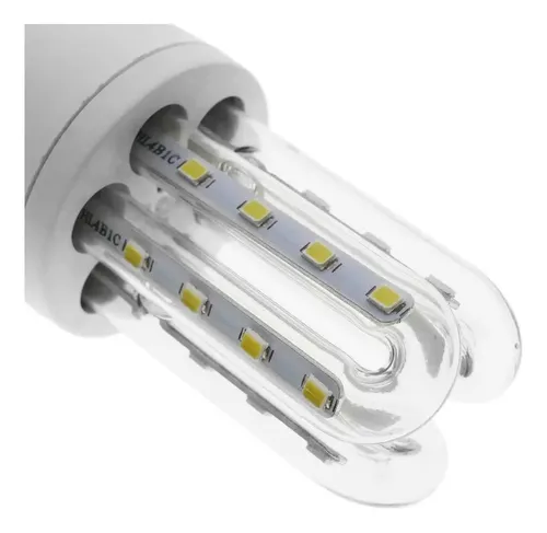 X5 Bombilla Ampolleta Led 3w E27 Ahorro Energía Luz Fria Blanco 4