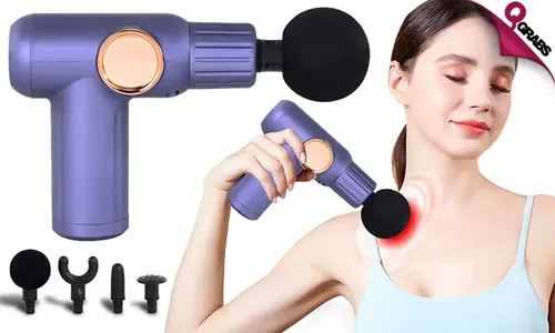 Pistola Masaje Muscular 4 Accesorios 10