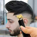 Maquina Cortar Pelo Cabello Barba Recargable Inalambrica Dorado 4