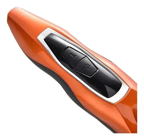 Maquina Cortar Cabello/barba Recargableinalambrica Naranja Claro 2