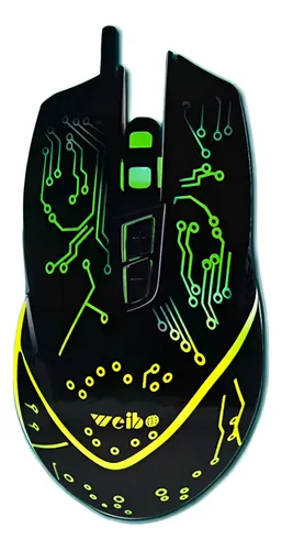 Mouse Gamer 7 Botones Optico Usb 2400 Dpi Retroiluminado Negro 2