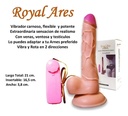 Vibrador Consolador Con Ventosa Y Estimulador De Clitoris Rosa Chicle 4