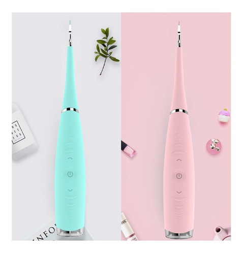 Raspador Dental Ultrasónico Limpiador De Dientes Quita Sarro Verde 4