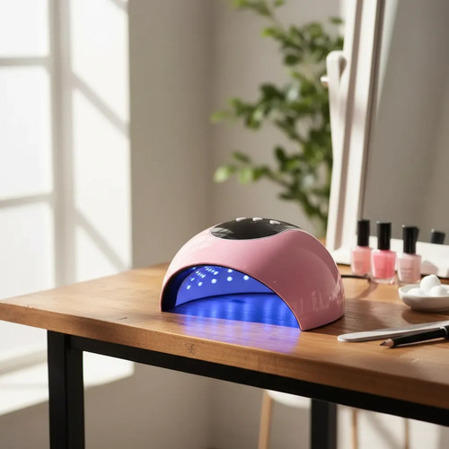 Lámpara De Uñas Acrílicas 36w 12 Led Modelo Z2 Usb Rosado 2