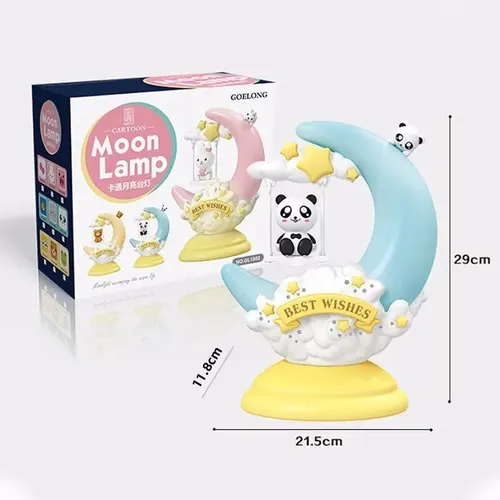 Lampara Luna 3d Luz Led Cerdito Pig Touch 2