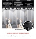 Luz Solar Foco Triple Cabezal Ajustable Sensor Movimientos 5