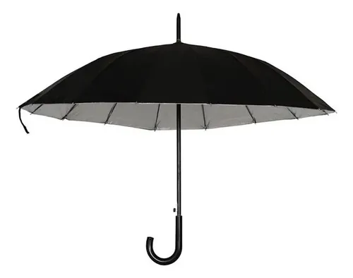 Paraguas Plegable 16 Varillas 79cm Colores Automático 30