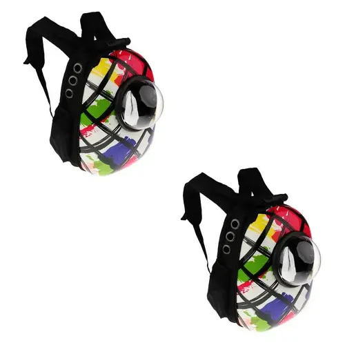 Mochila Capsula Mascotas Perros, Gatos Rosada 6