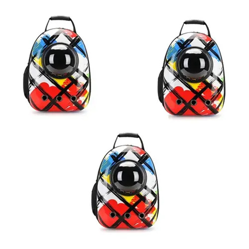 Mochila Capsula Mascotas Perros, Gatos Rosada 7