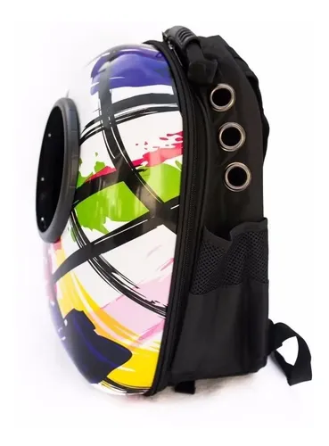 Mochila Capsula Mascotas Perros, Gatos Rosada 8